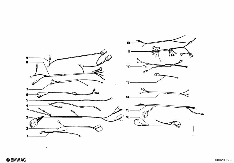 Различные дополнительные жгуты проводов