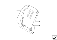 Зд панель баз./спорт.сиденья Individual