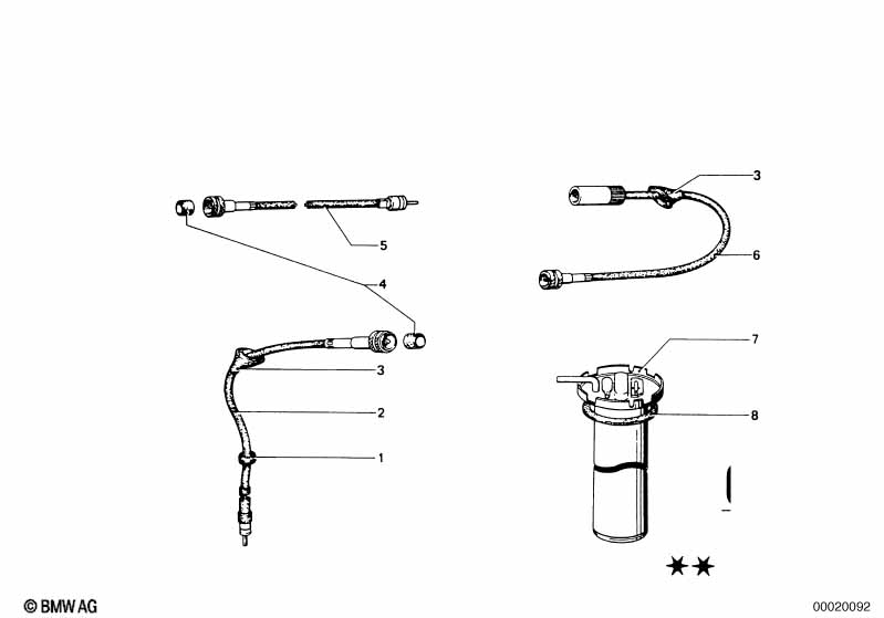 Вал привода спидометра