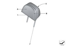 Инд.подголовник передн.сид.пов.комфортн.