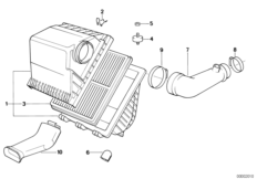 Глушитель шума всасыв./сменн.эл.фильтра