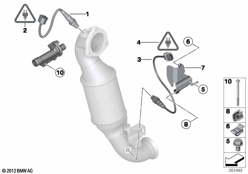 Лямбда-зонд/дополнительные элементы
