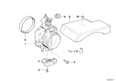 Корпус дроссельной заслонки