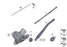 Детали очистителя заднего стекла