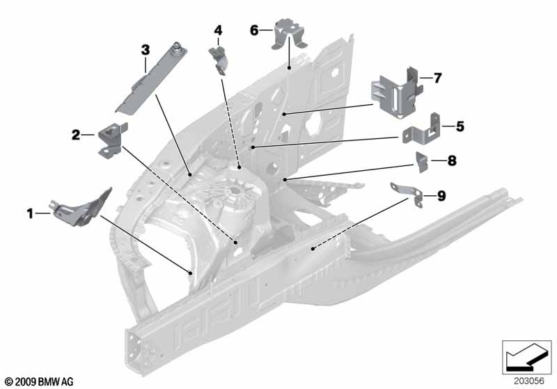 Кронштейн передка П