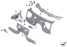 Детали щитка передка