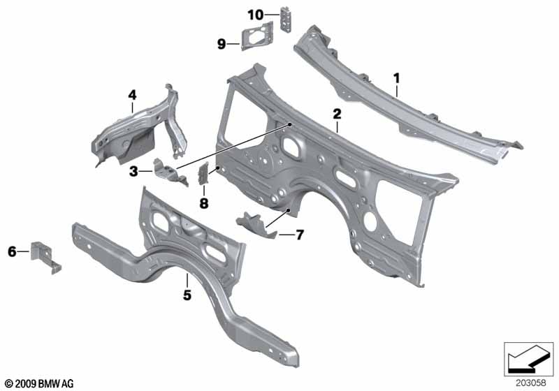 Детали щитка передка