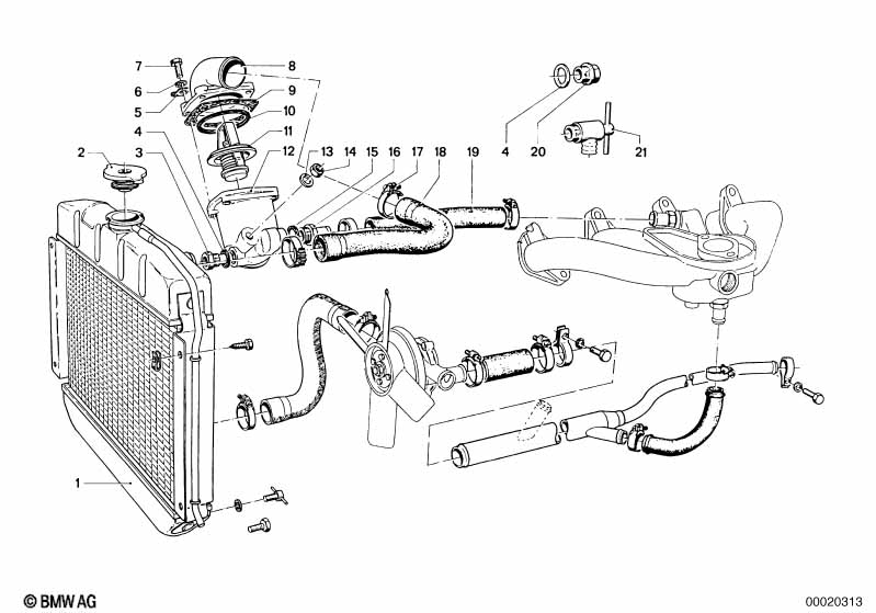 Водяные шланги системы охлаждения