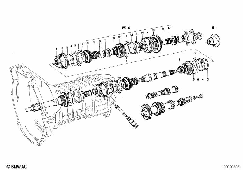 Детали 5-ступенч.спортивной КПП