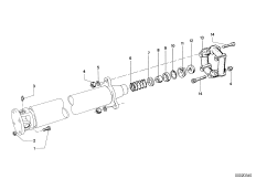 Эласт.муфта/промеж.опора карданного вала