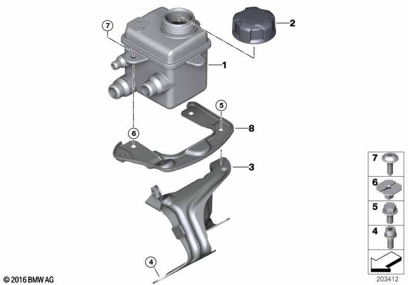 Резьбовая пробка расширительного бака