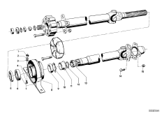 Эласт.муфта/промеж.опора карданного вала