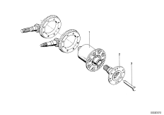 Элемент блокир.диффер.редукт.зад.моста