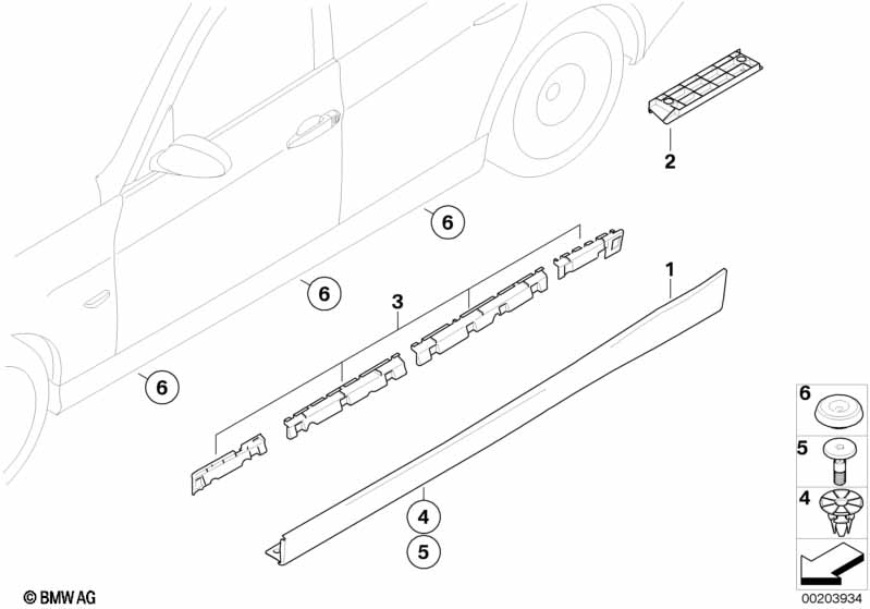 Накладка порог / арка колеса