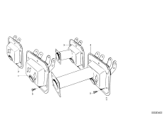 Опорный кронштейн педали