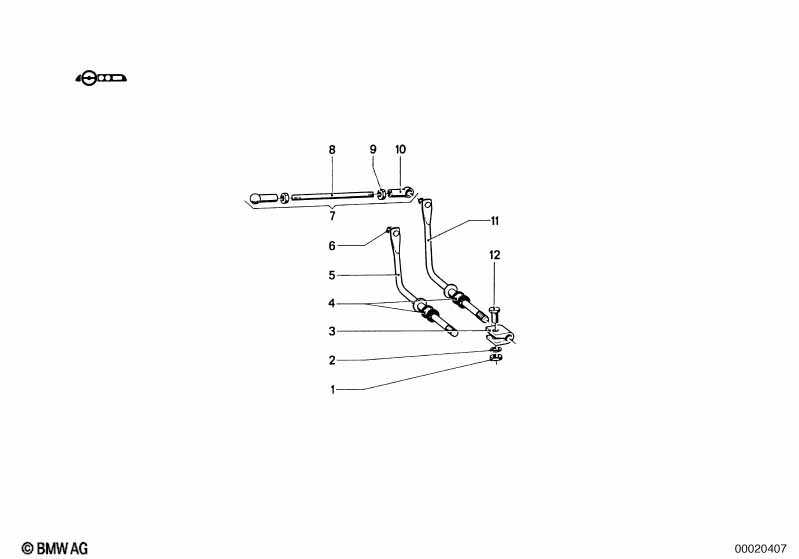 Привод педали акселератора/рычаги и тяги