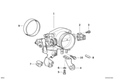 Корпус дроссельной заслонки