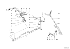Привод педали акселератора/рычаги и тяги