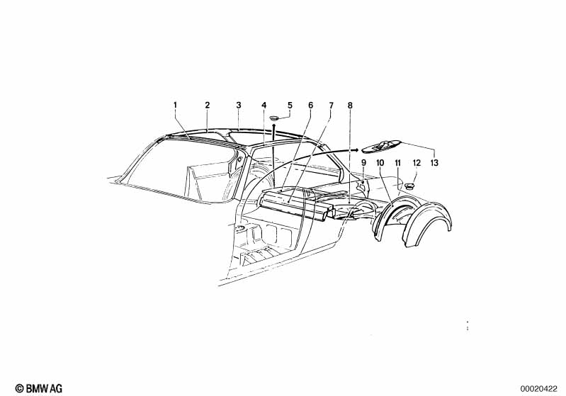 Пол багажника/брызговик Зд