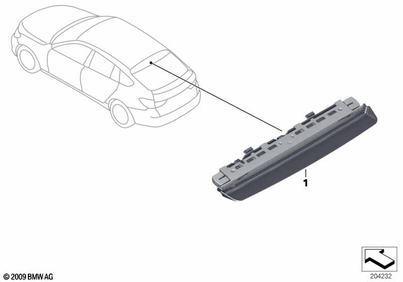 Третий фонарь стоп-сигнала