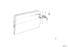 Дверь Пд, петли/ограничитель двери