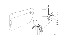 Дверь Пд, петли/ограничитель двери