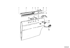 Задняя дверь - петля/ограничитель двери