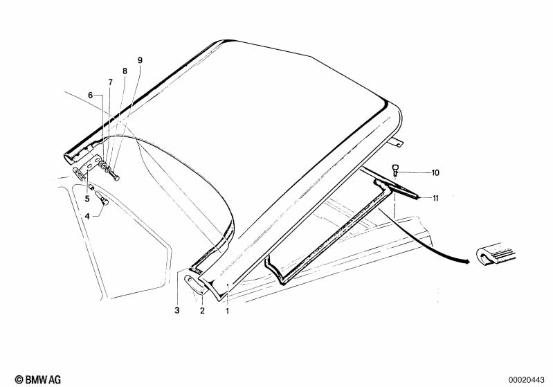Багажная дверь/ петли/ запорный механизм