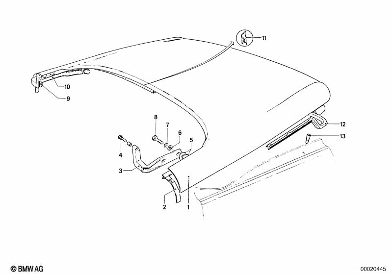 Багажная дверь/ петли/ запорный механизм