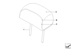 Подголовник Individual Зд кожа
