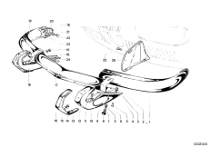 передний бампер