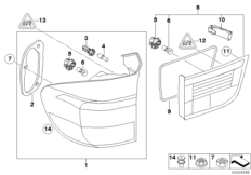 Блок задних фонарей