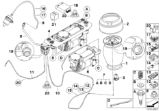 Пневм.рессора сист.регулир.дор.прос./ЭБУ