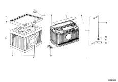 Крепление батареи и дополнит. элементы