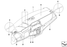 Индивидуальная панель приборов, кожа