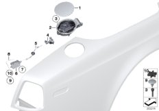 Заслонка заливного отверстия