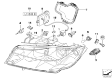 Детали ксеноновой фары / ALC