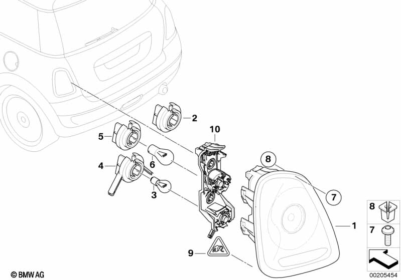 Блок задних фонарей