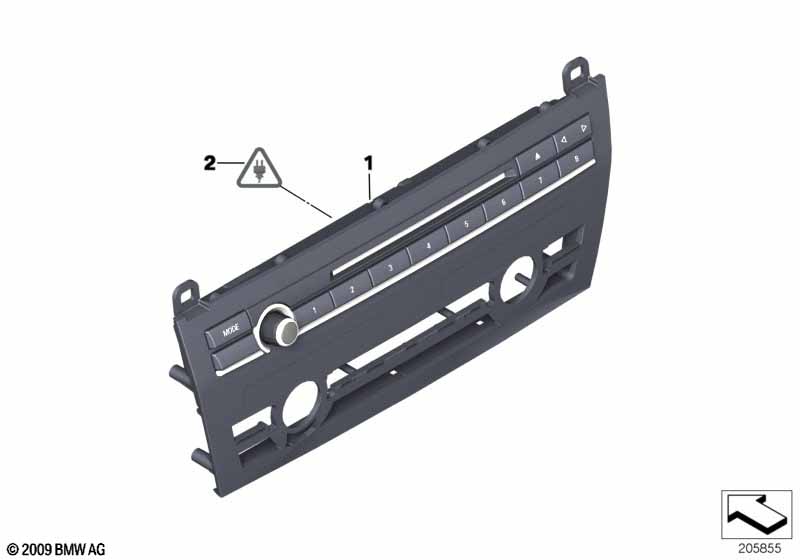 Панель управления аудиосистемой