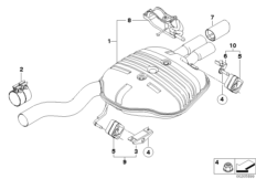 Система выпуска ОГ Зд