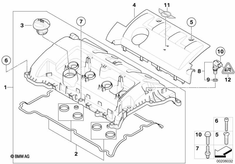 Крышка головки блока цилиндров