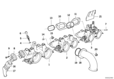 Корпус дроссельной заслонки