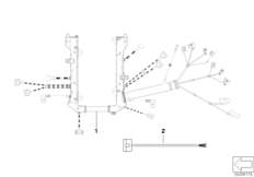 Жгут проводов двигатель/модуль двигателя