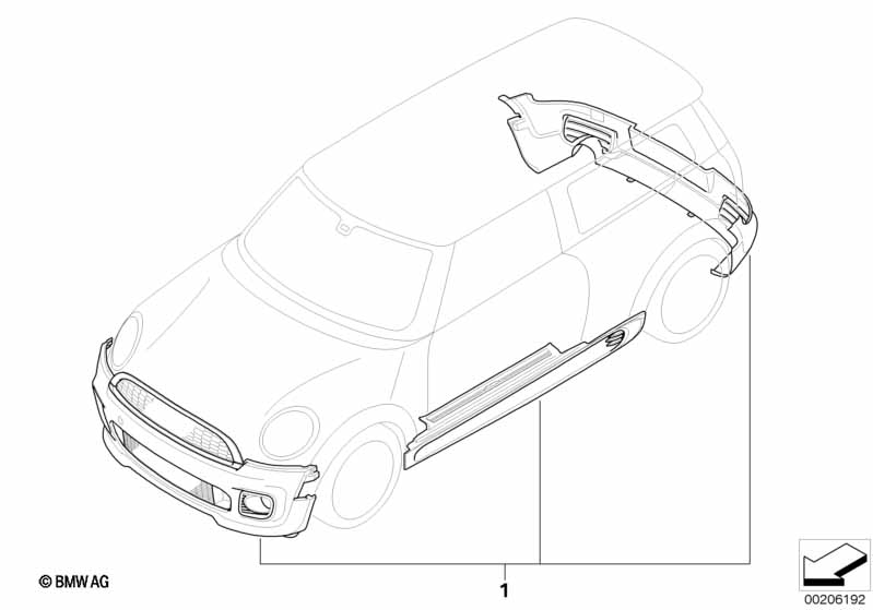 Аэродинамический пакет JCW