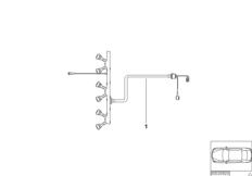 Жгут проводов модуля инжекторов двигат.
