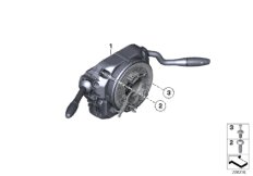 Коммутационный центр в рулевой колонке