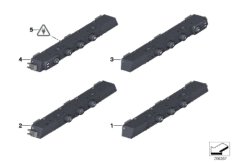 Панель управл.допфункциями задн.сиденья