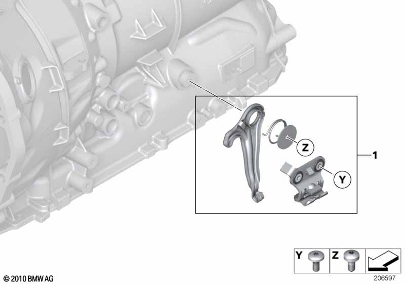 Механизм авар.разблокировки GA8HP45Z