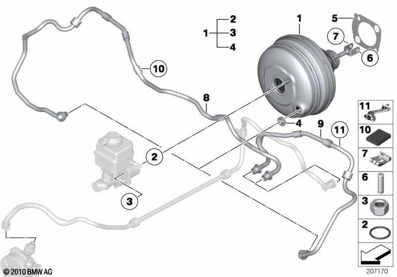 Вакуумный усилитель тормозов