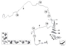 Трубопровод тормозного привода Пд